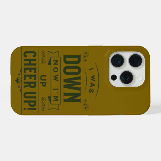 NOW I'M UP CHEER UP iPhone 15 Pro カー iPhoneケース (裏面横)