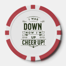 NOW I'M UP CHEER UP POKER CHIPS  ポーカーチップ
