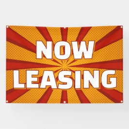 Now Leasing Apartments Large Outdoor 横断幕