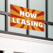 Now Leasing Apartments Large Outdoor 横断幕 (ビルの外側)