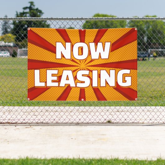 Now Leasing Apartments Large Outdoor 横断幕 (インサイチュ)