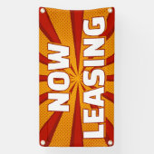 Now Leasing Apartments Large Outdoor 横断幕 (縦)