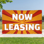 Now Leasing Apartments Large Outdoor 横断幕 (外側)
