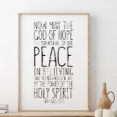Now May The God Of Hope, Romans 15:13 ポスター