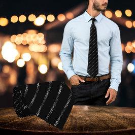 Now or Never Vanishing Quote for Procrastinators ネクタイ