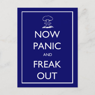 『Now Panic and Freak Out』はがき ポストカード