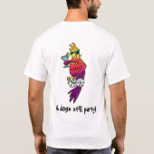 nowakeは、パーティを楽しもう! tシャツ (裏面)