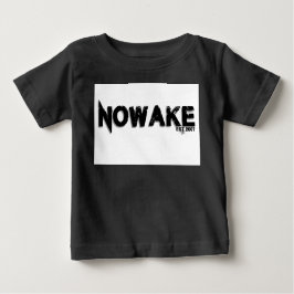 NOWAKE Est 2007キッズラグラン3/4スリーブ ベビーTシャツ