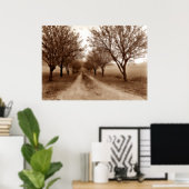 Nowhereへのツリーパス ポスター (ホームオフィス)