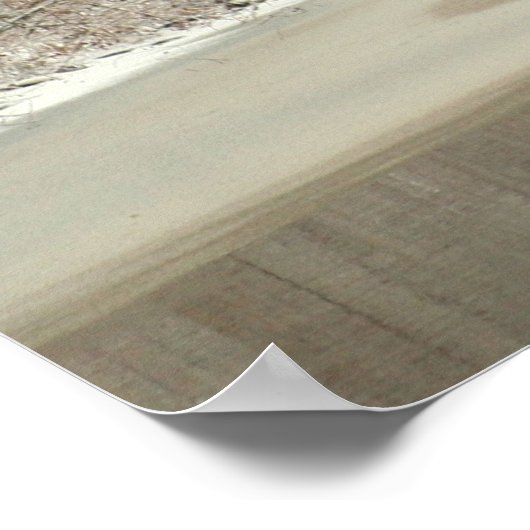 Nowhere Bridge on Canvas ポスター (角)