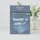 "Nowhere To Wear It" Party 招待状 (スタンド正面)