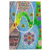 Nowruzの春および生命更新媒体のギフトバッグ ミディアムペーパーバッグ (正面)