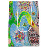 Nowruzの春および生命更新媒体のギフトバッグ ミディアムペーパーバッグ (裏面)