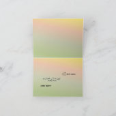 Nowruzをテーマにしたグリーティングカード カード (内部)