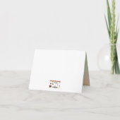 Nowruzをテーマにしたグリーティングカード カード (裏面)