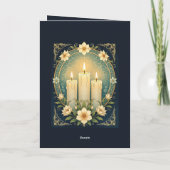 Nowruz Candles Bringing Warmth, Light, カード (裏面)