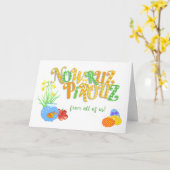 Nowruz From All Us Goldfish and Daffodils Card カード (黄色い花)