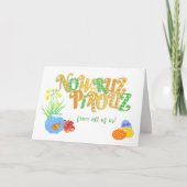 Nowruz From All Us Goldfish and Daffodils Card カード (正面)