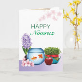 Nowruz Greeting Card カード (黄色い花)