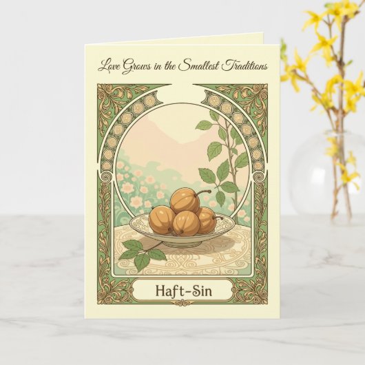 Nowruz Senjed Fruit of Connection カード (黄色い花)