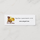 Nowzadの救助はしおりの後をつけます スキニー名刺 (裏面)