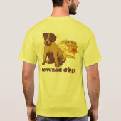 Nowzadは慈善のティーの後をつけます Tシャツ (裏面)