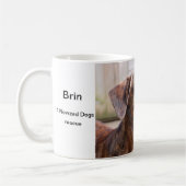 Nowzad Rscue犬のBrinのコーヒー・マグ コーヒーマグカップ (左)