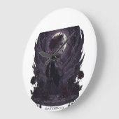 NOX FLORESCENS - Dark Gothic Queen of Roses and St ラージ壁時計 (傾斜)