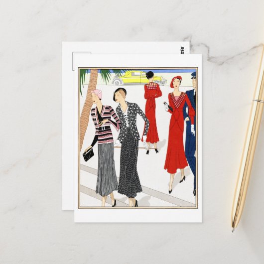 NoxaとAine-Montailleポストカードによるデイドレス ポストカード (正面/裏面インサイチュ)