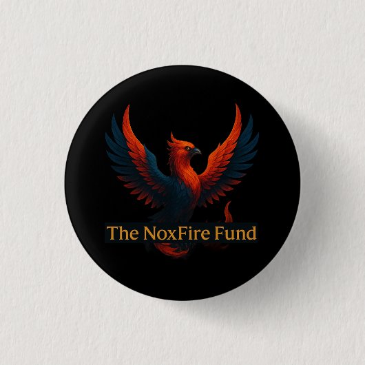 NoxFire基金バッジ 缶バッジ (正面)