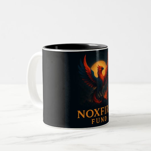 NoxFire Fund Coffee Mug ツートーンマグカップ (正面左)