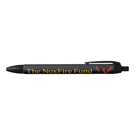 NoxFire Fund Pen- Write with style! 黒ボールペン (トップ)