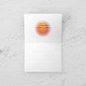 Noyac湾上の日没 サンキューカード (内部)