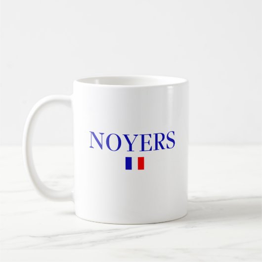 NOYERSフランス コーヒーマグカップ (左)