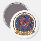 NPがん大型3インチラウンドマグネット マグネット (正面/裏面)