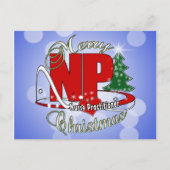 NPのクリスマスのナースの従業者 シーズンポストカード (正面)