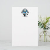 NPの青のケリュケイオン 便箋 (スタンド正面)