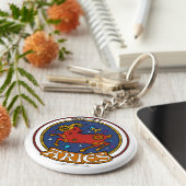 NPアリー2.25インチベーシックボタンキーチェーン キーホルダー (側面)