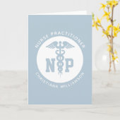 NPカスタムナース開業医の卒業幹部 カード (黄色い花)