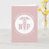 NPカスタムナース開業医の卒業幹部 カード (黄色い花)