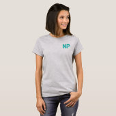 NPギフトパーソナライズされたという名前のナース開業医 Tシャツ (正面フル)