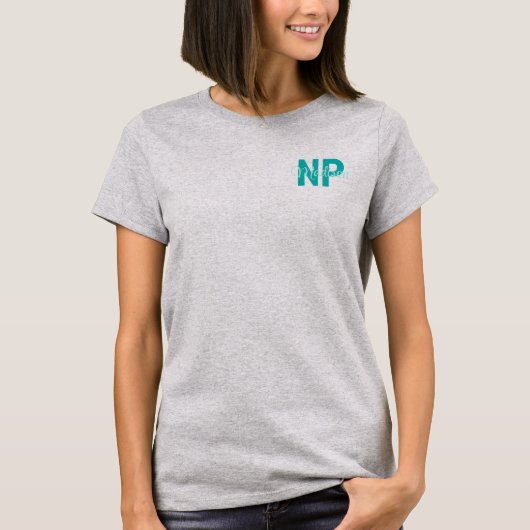 NPギフトパーソナライズされたという名前のナース開業医 Tシャツ (正面)