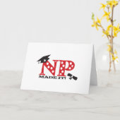 NPナース開業医の卒業 カード (黄色い花)