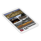 NPネパール – カトマンズ – モザイク – マグネット (右側)