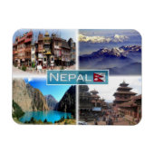 NPネパール – ブードゥーパ –  マグネット (横)