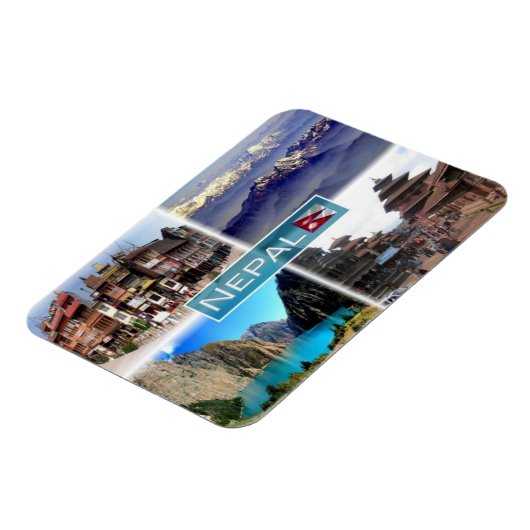 NPネパール – ブードゥーパ –  マグネット (左側)