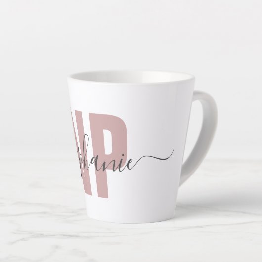 NPパーソナライズされたナース開業者卒業シック カフェラテマグ (右アングル)