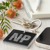 NPパーソナライズされたナース開業者卒業シック キーホルダー (正面右)