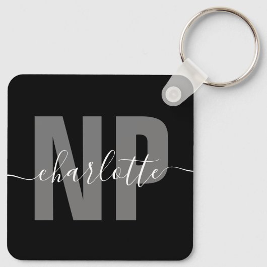 NPパーソナライズされたナース開業者卒業シック キーホルダー (裏面)