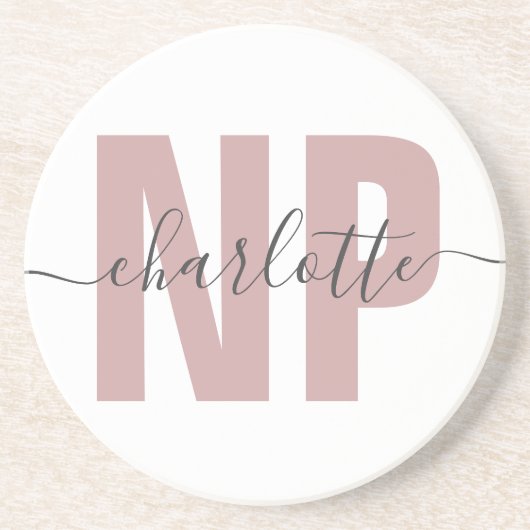 NPパーソナライズされたナース開業者卒業シック コースター (正面)